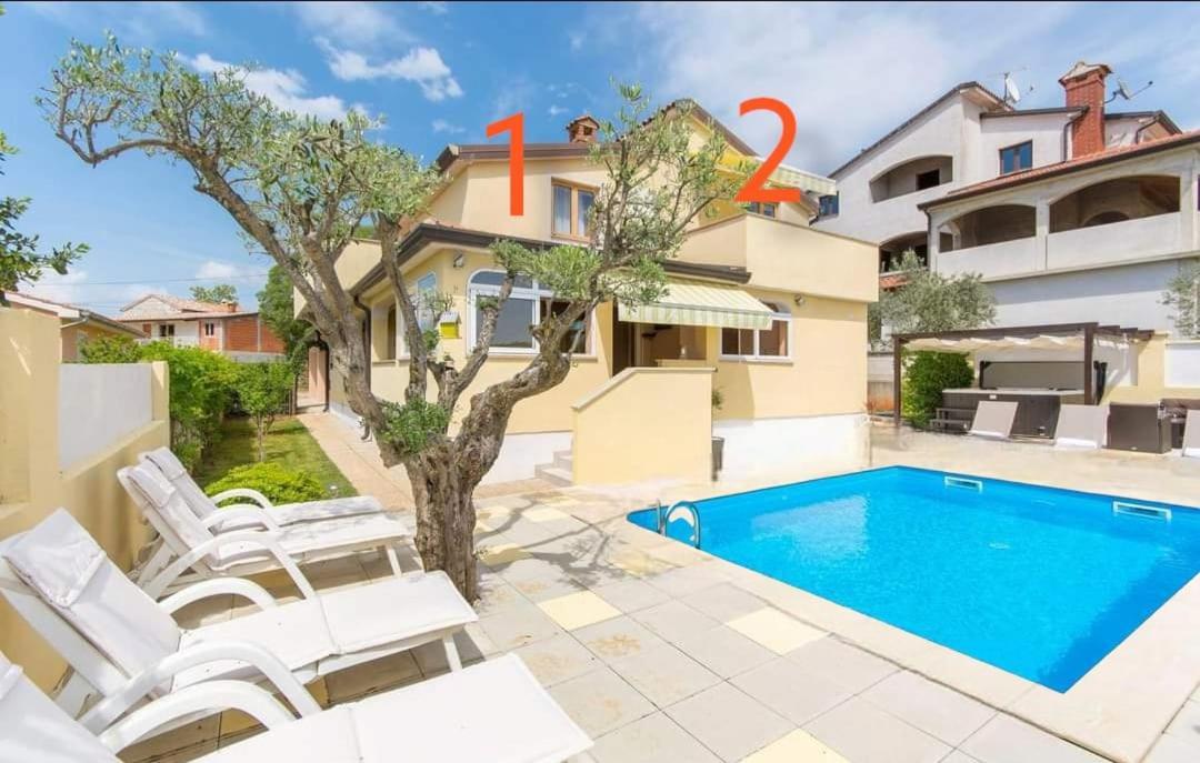Gimy Villa&App 1 Porec Gedići Buitenkant foto